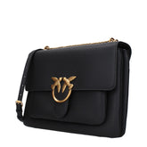 Black Leather Crossbody Bag
